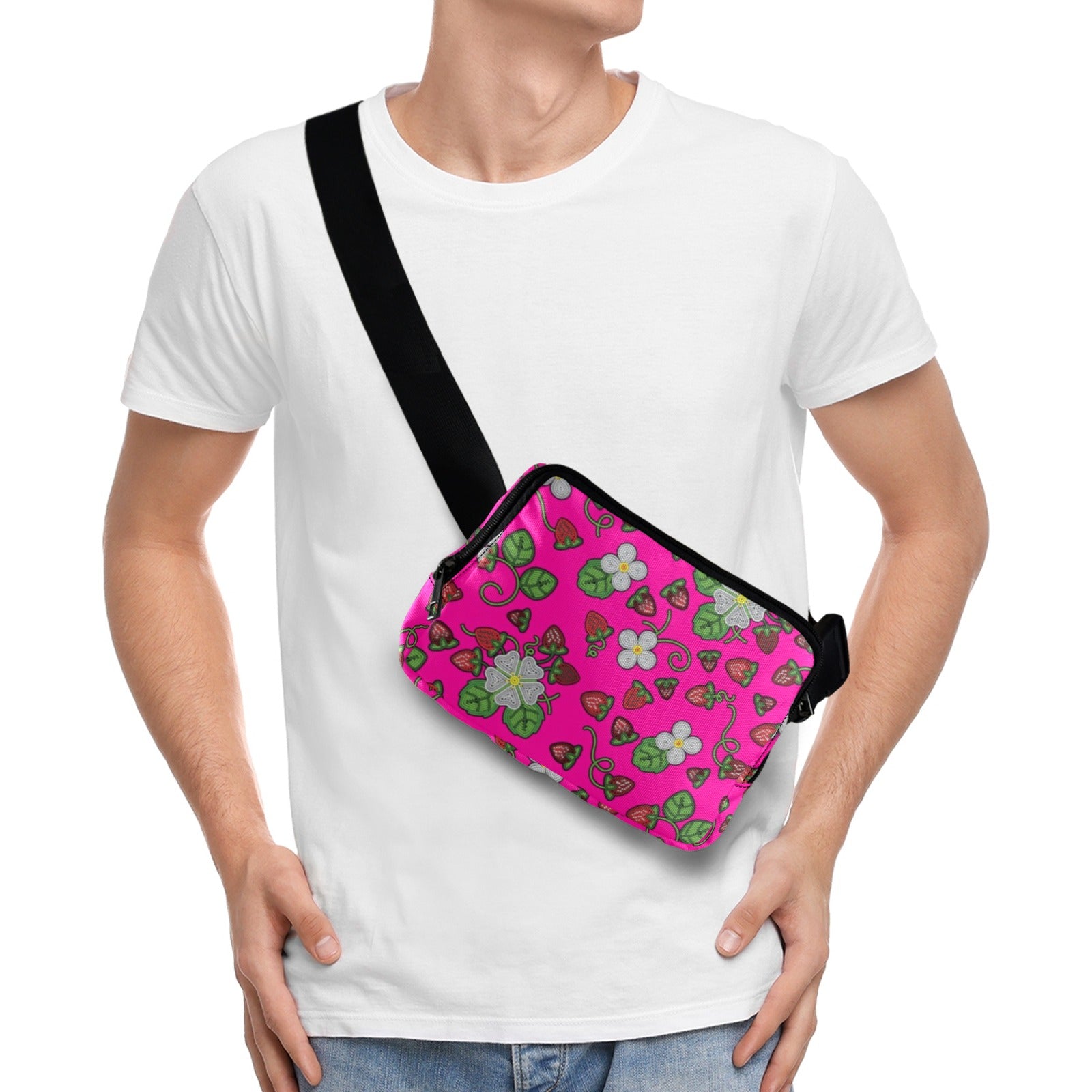 Strawberry Dreams Blush Belt Bag