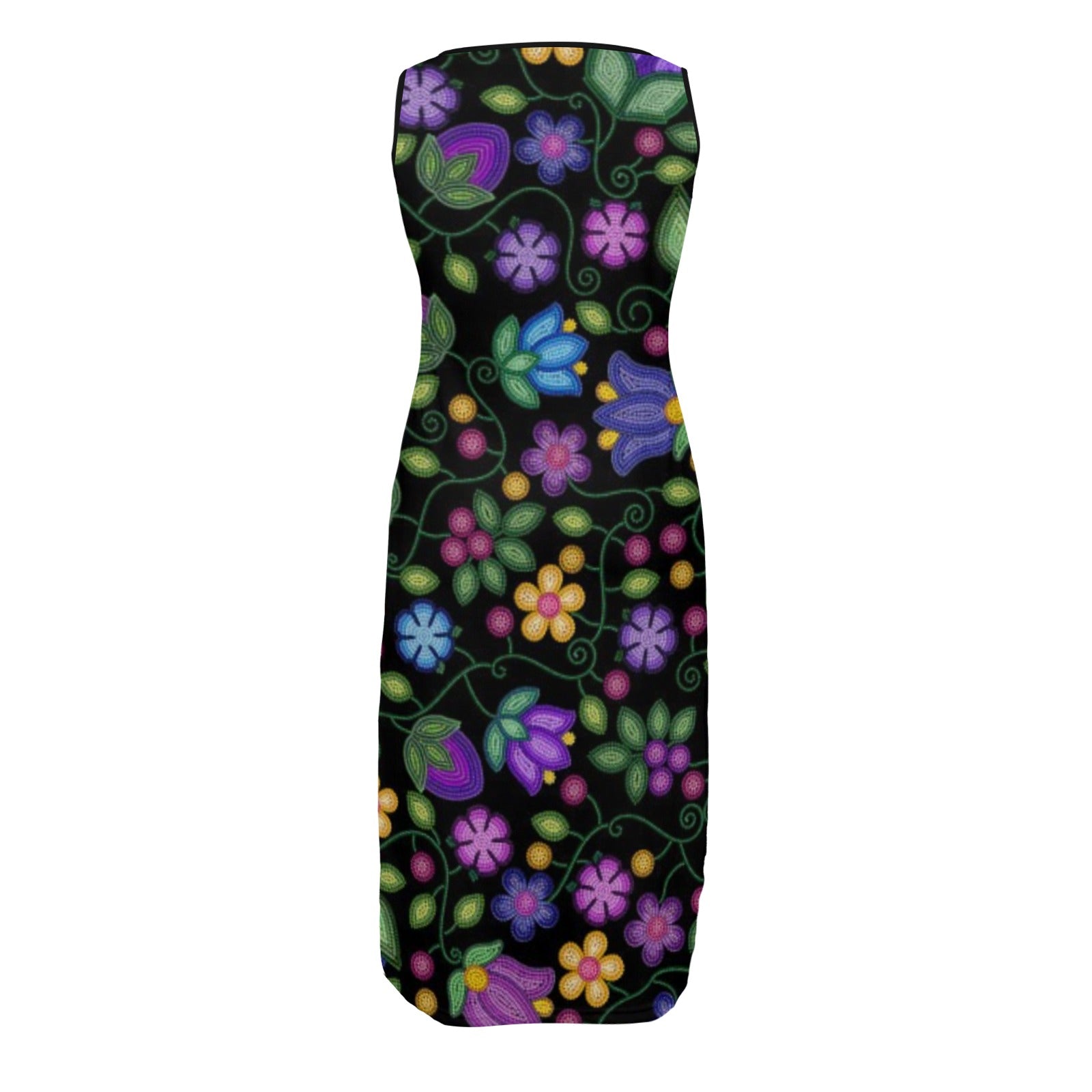 Bloom Uplift Black Phaedra Sleeveless Open Fork Long Dress