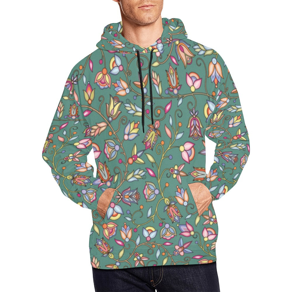 Buffalo Bloom Pond Reflection Hoodie for Men (USA Size)