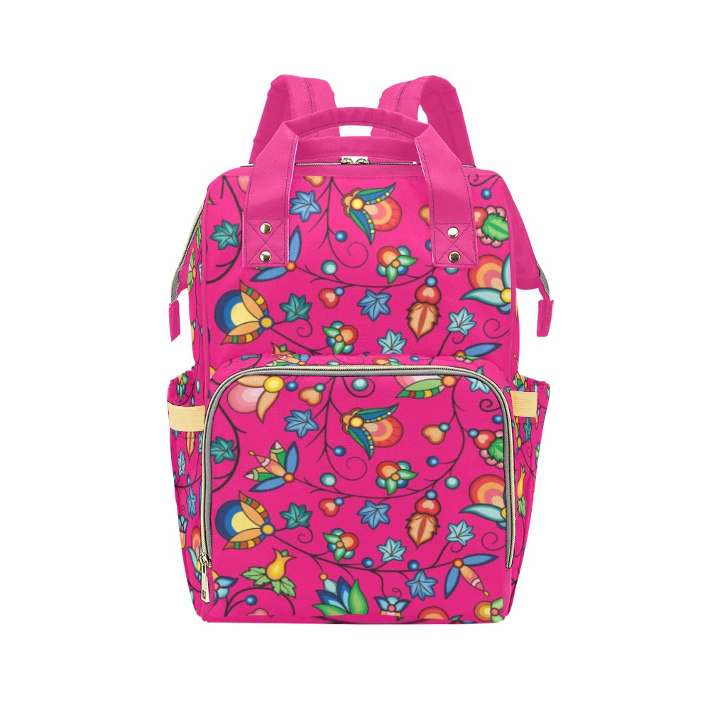 Prairie Plains Spirit Pink Multi-Function Diaper Backpack/Diaper Bag