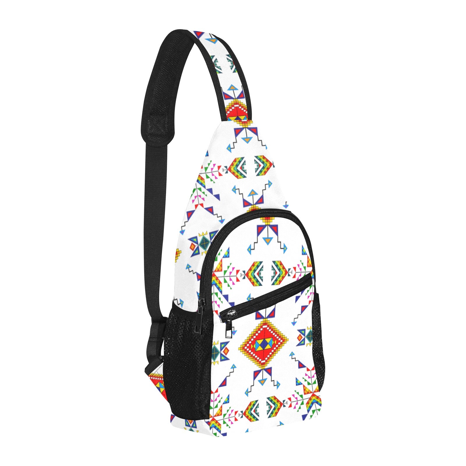 Buffalo Jump White Chest Bag