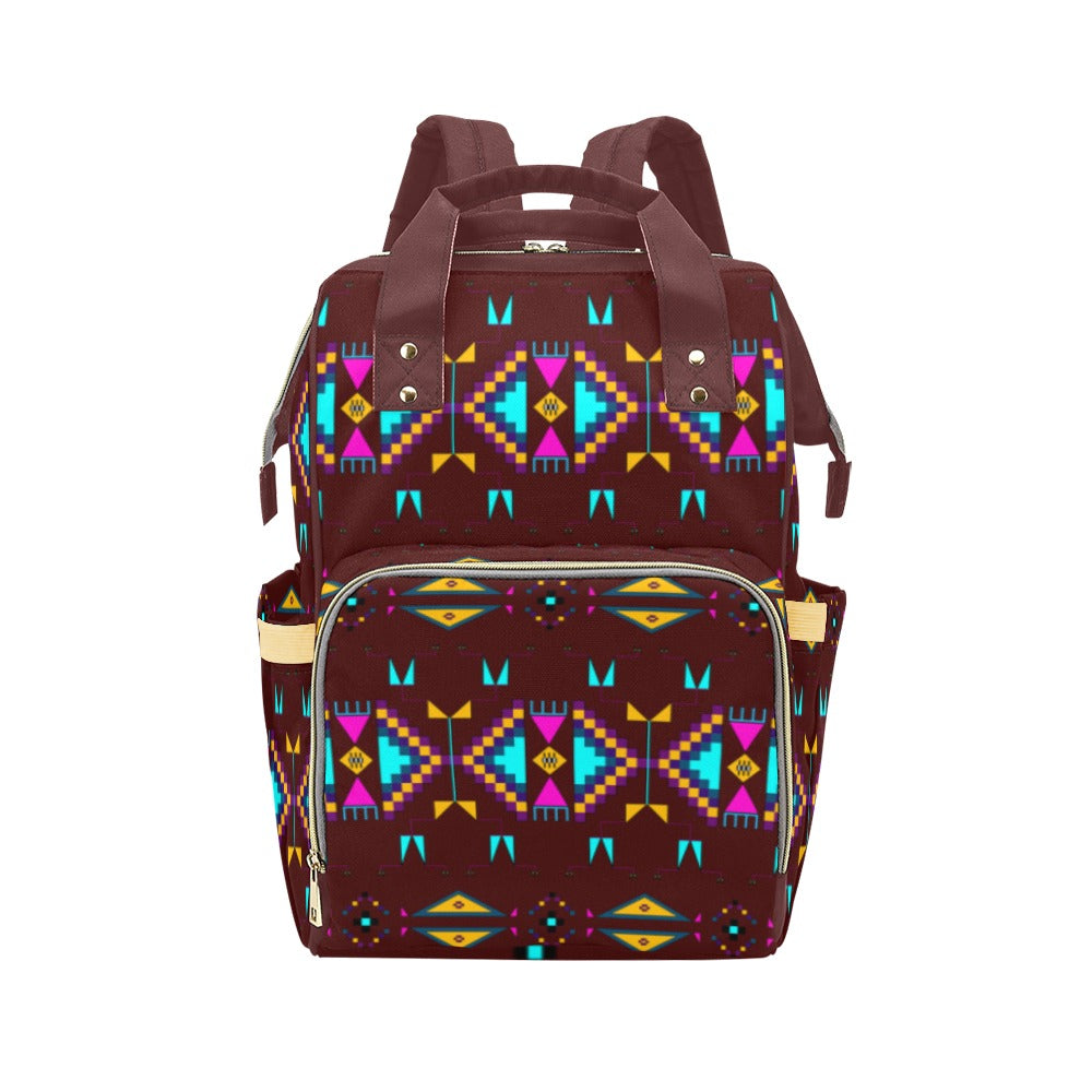 Rite of Passage Pemmican Berry Multi-Function Diaper Backpack/Diaper Bag
