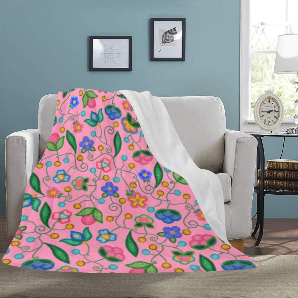 Skyberry Serenade Pink Ultra-Soft Micro Fleece Blanket 60"x80"