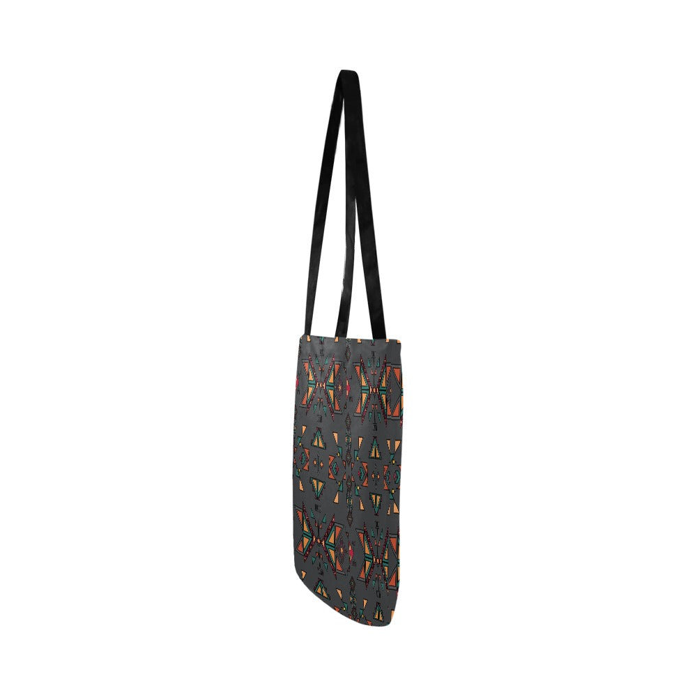 Arrow Dawn Gray Reusable Shopping Bag (Two sides)
