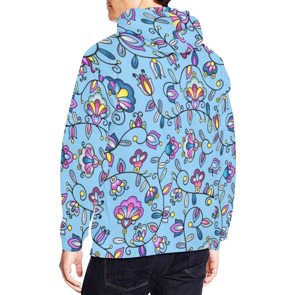 Autumn Bundle Blessing Blue Hoodie for Men (USA Size)