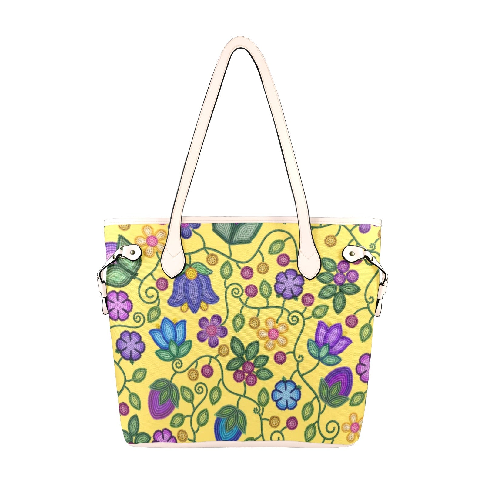 Bloom Uplift Yellow Clover Canvas Tote Bag