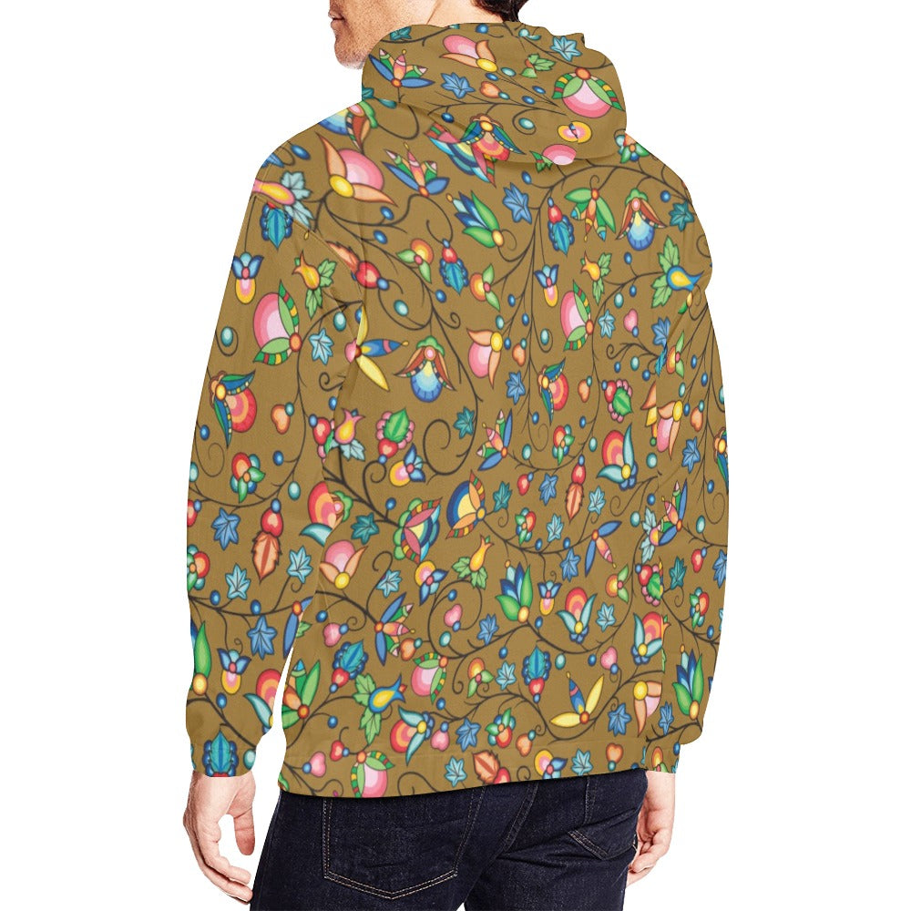 Prairie Plains Spirit Fall Leaves Hoodie for Men (USA Size)