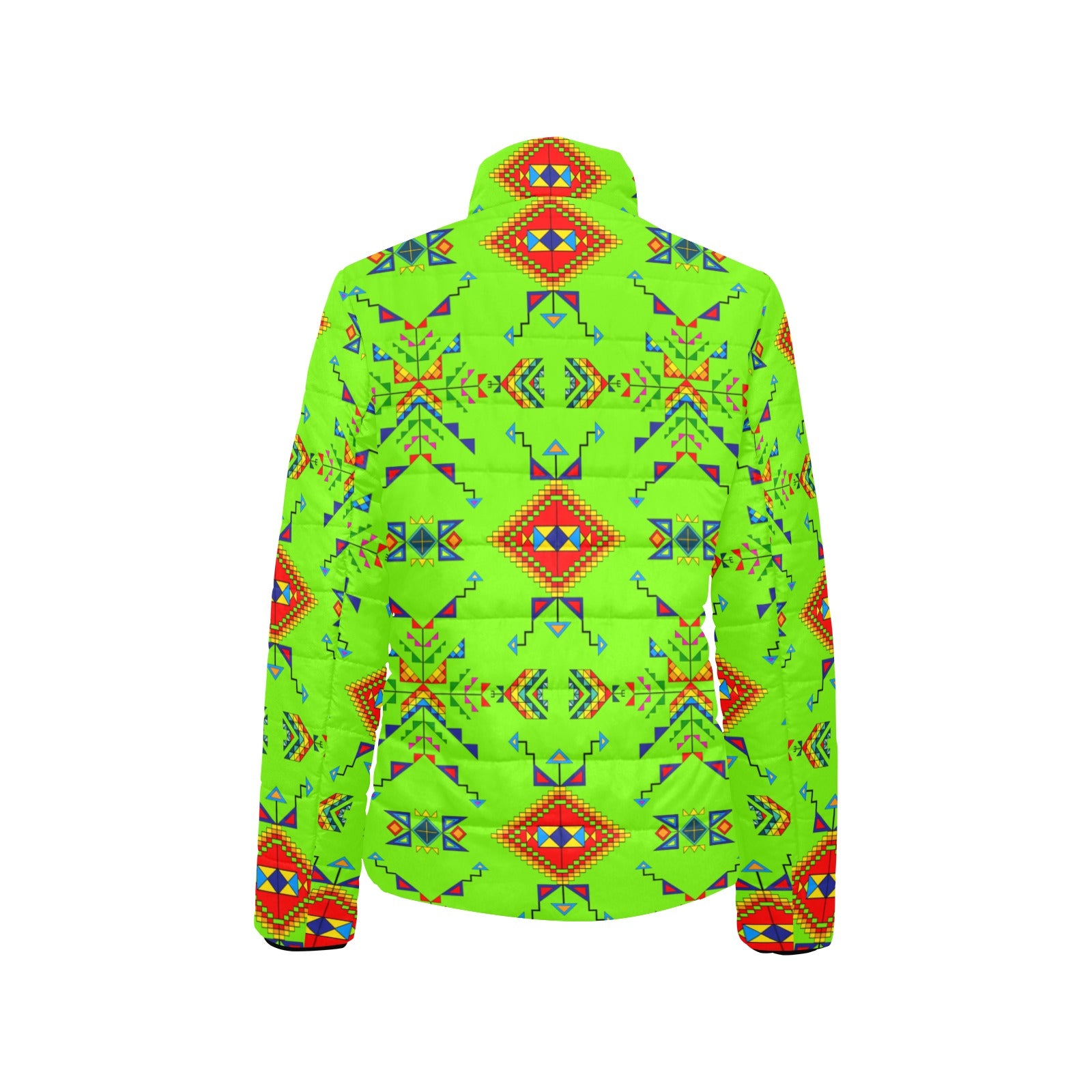 Buffalo Jump Neon Green Women's Padded Jacket