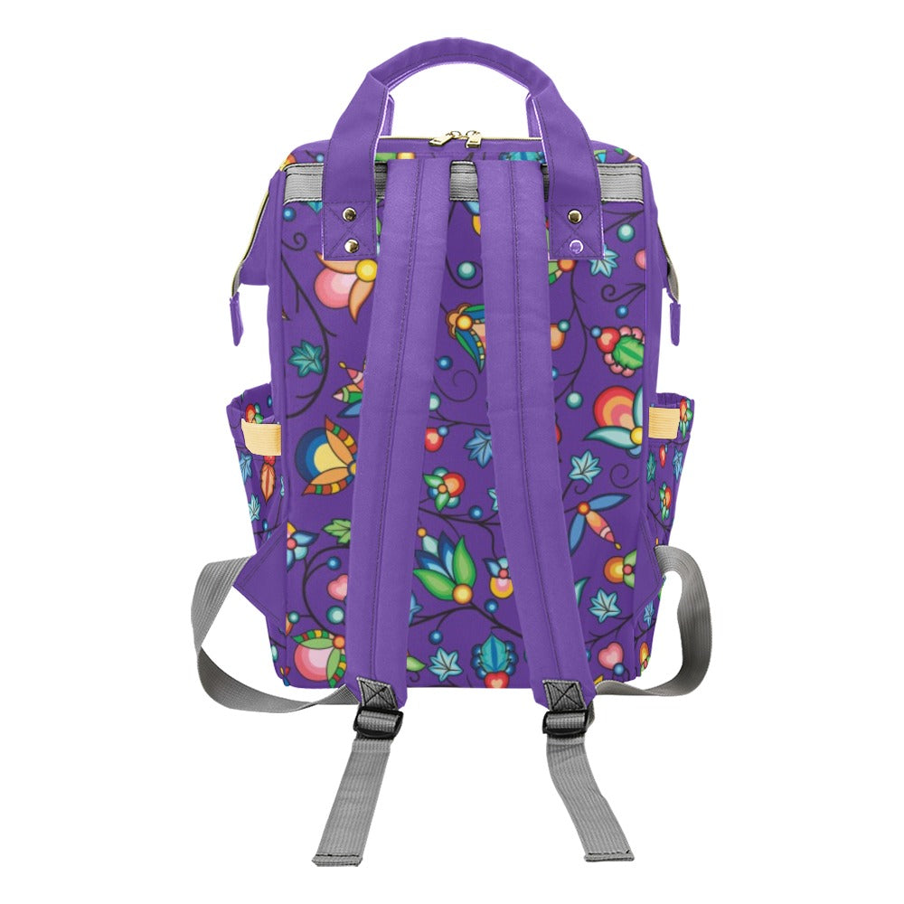 Prairie Plains Spirit Midnight Purple Multi-Function Diaper Backpack/Diaper Bag