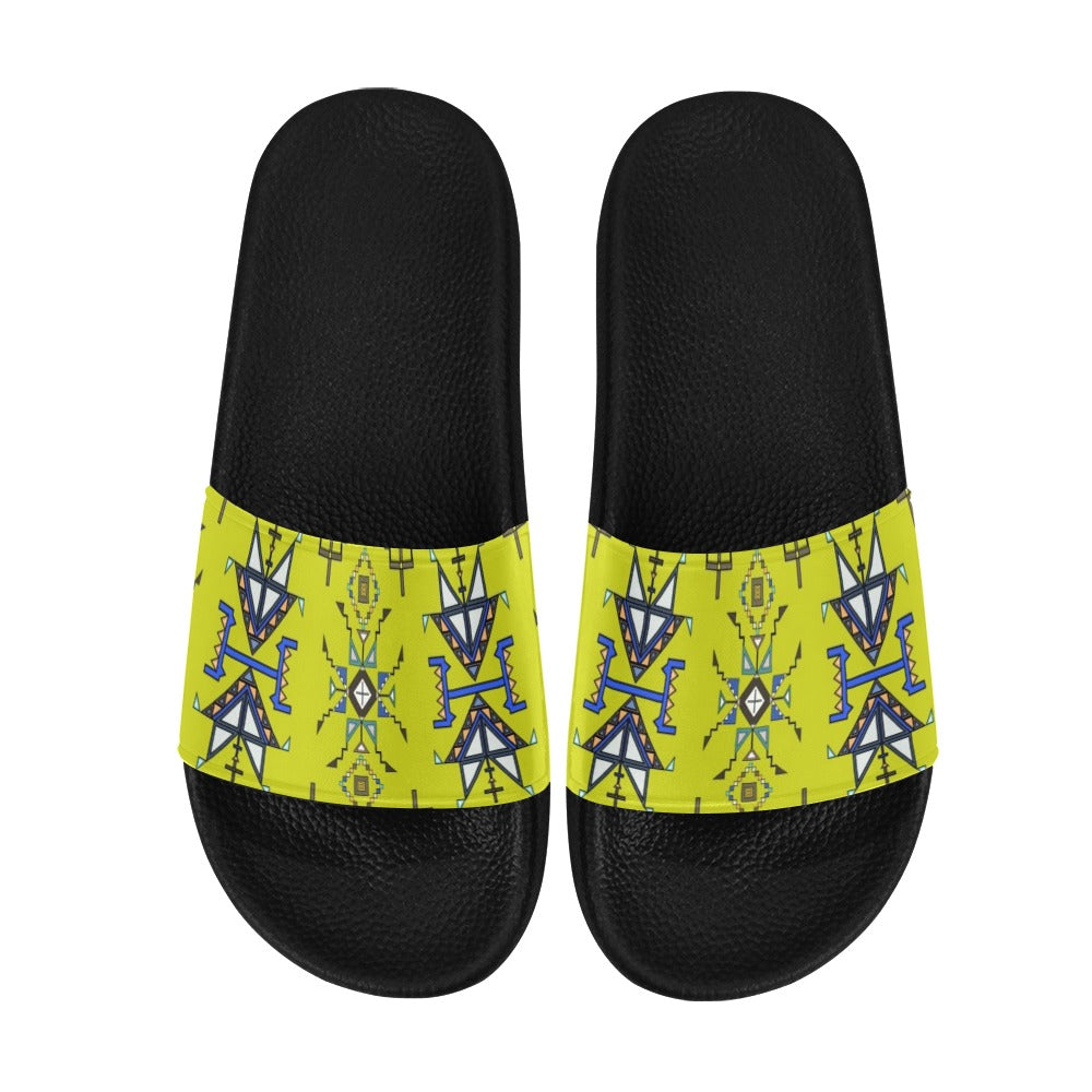 Eagle Strike Lime Women's Slide Sandals