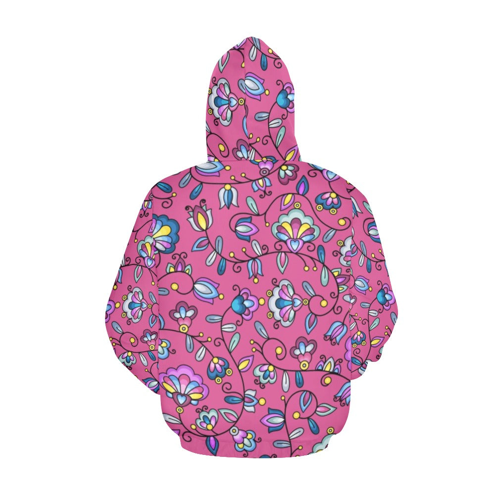 Autumn Bundle Blessing Pink Hoodie for Women (USA Size)