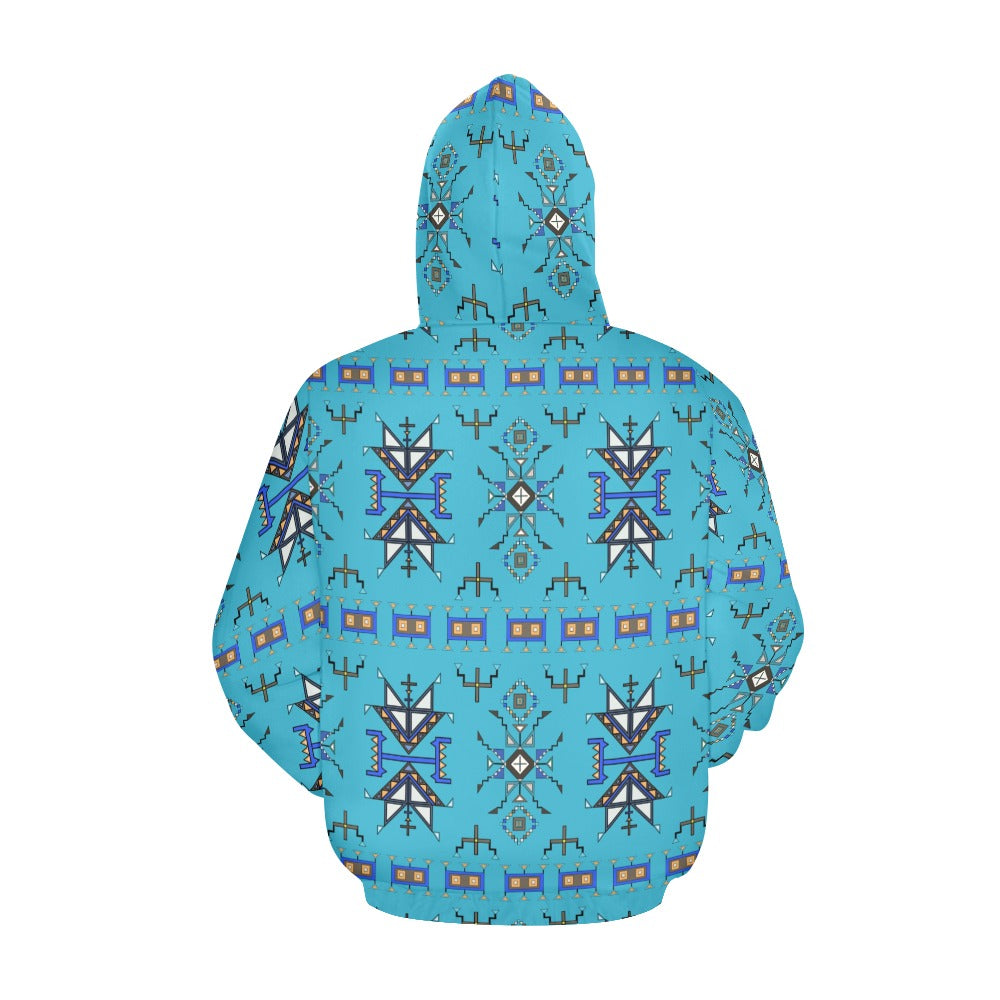 Eagle Strike Blue Hoodie for Men (USA Size)