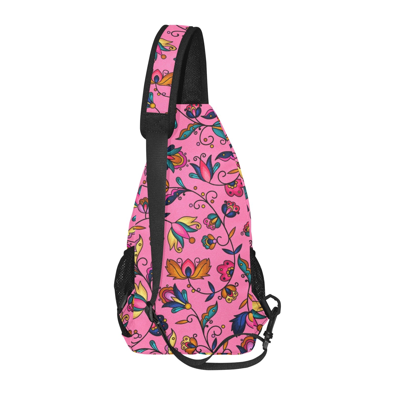 Copper Prairie Petals Pink  Chest Bag