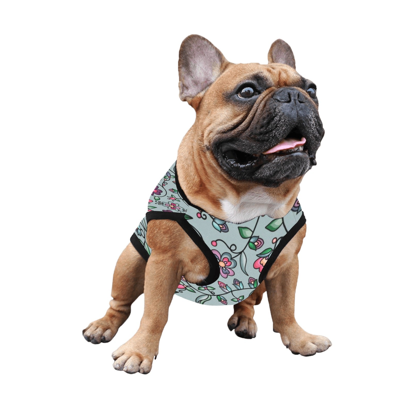 Amber Evening Garland Turquoise Pet Tank Top