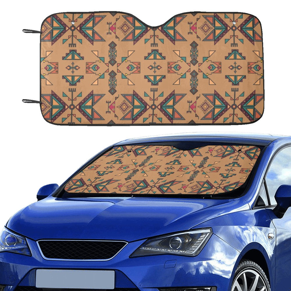 Arrow dawn Brown Car Sun Shade 55"x30"