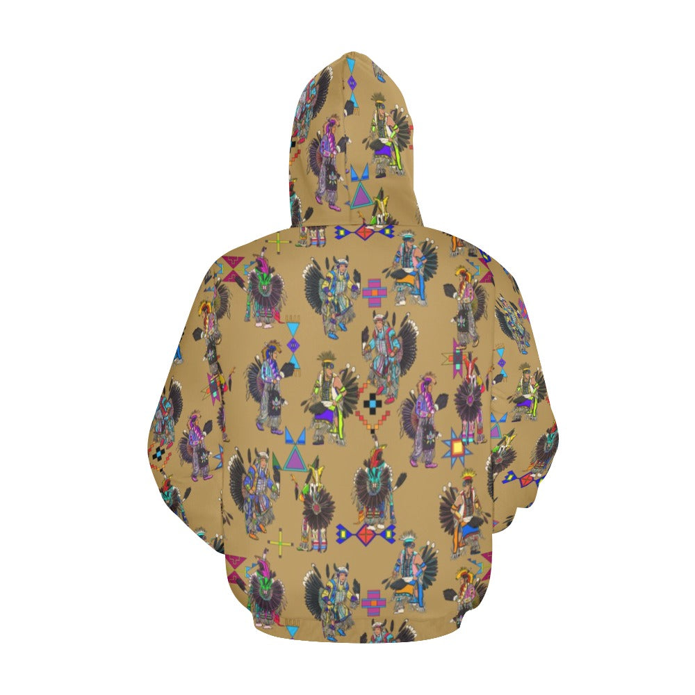 Men's Tradish Dancers Earth Hoodie for Men (USA Size)