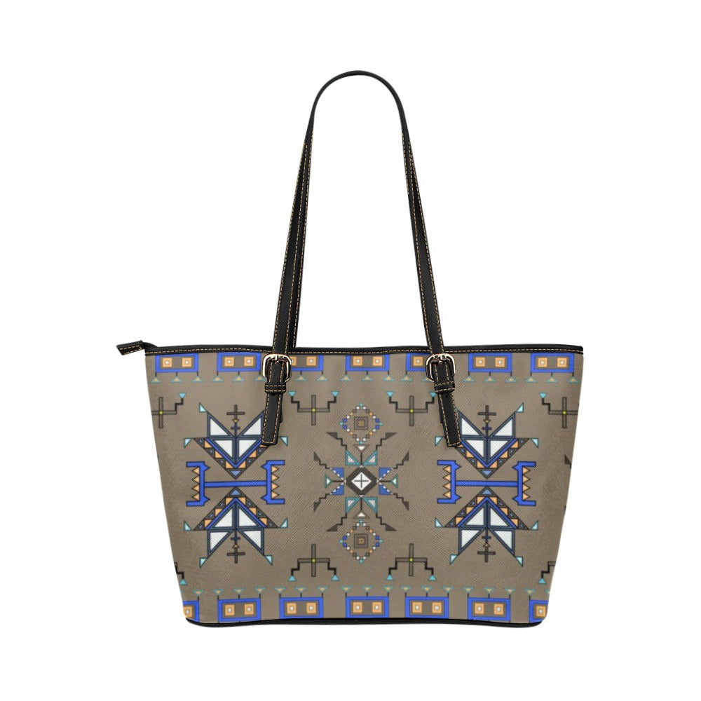 Eagle Strike Brown Leather Tote Bag/Large