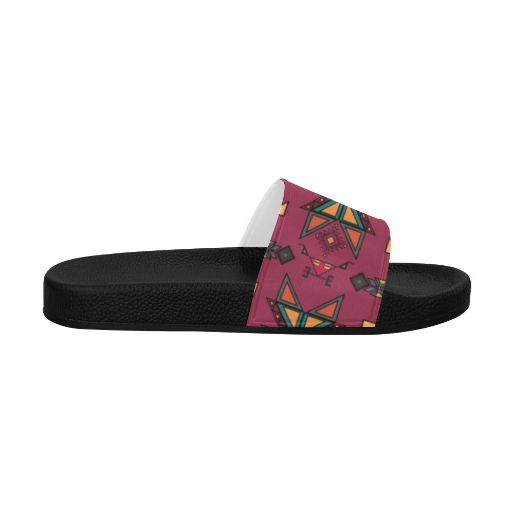 Arrow dawn Maroon Men's Slide Sandals