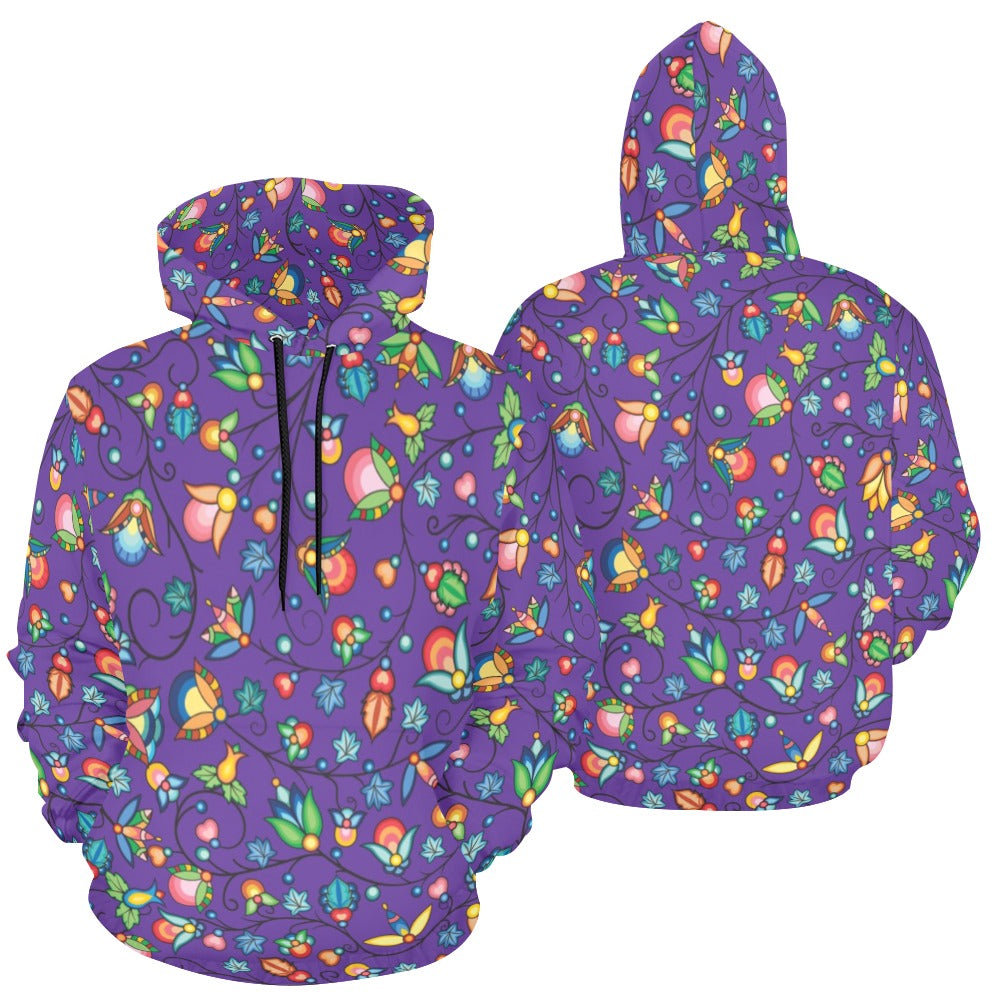Prairie Plains Spirit Midnight Purple Hoodie for Men (USA Size)