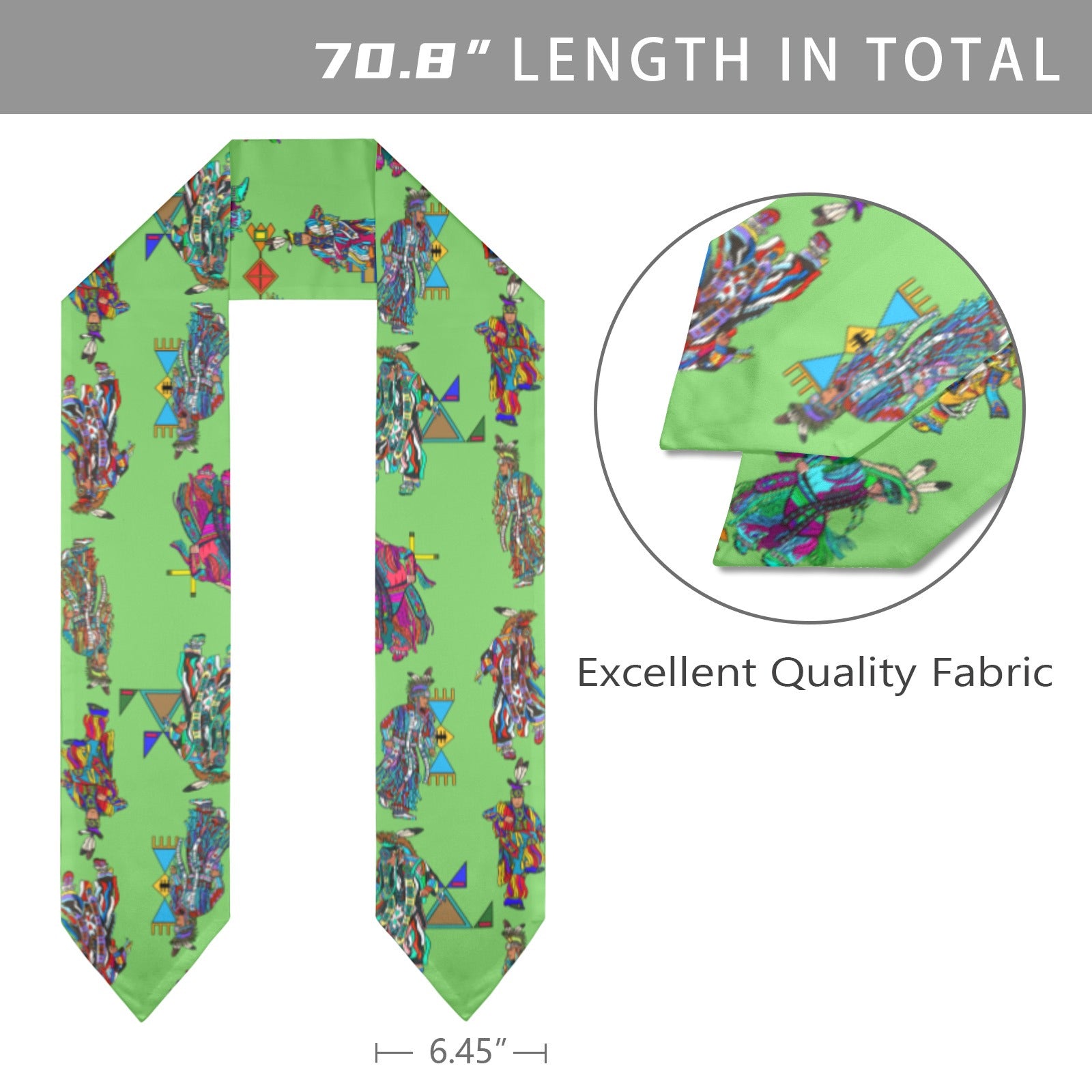 Men's Grass Dancers Grass Graduation Stole