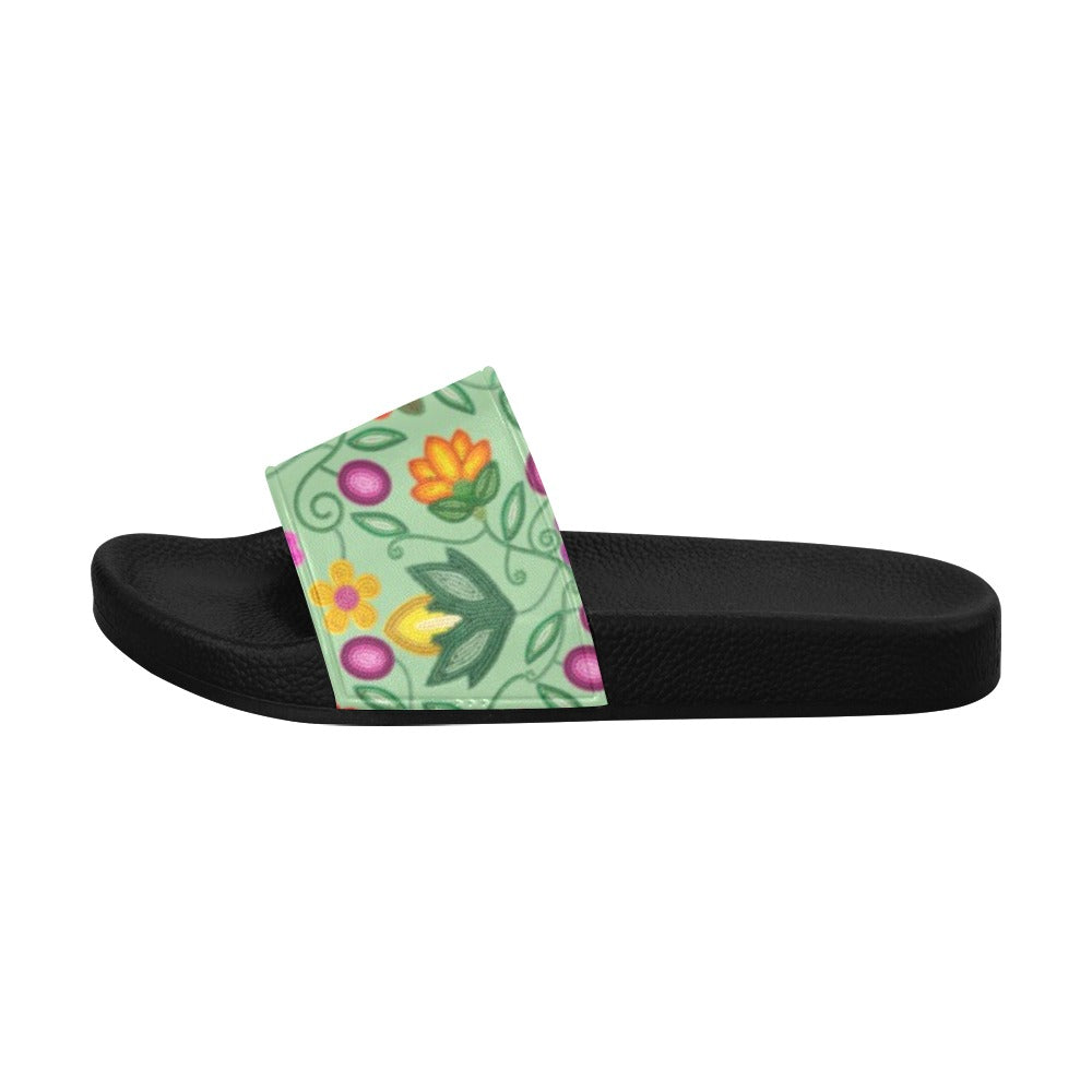 Boreal Bounty Green Men's Slide Sandals