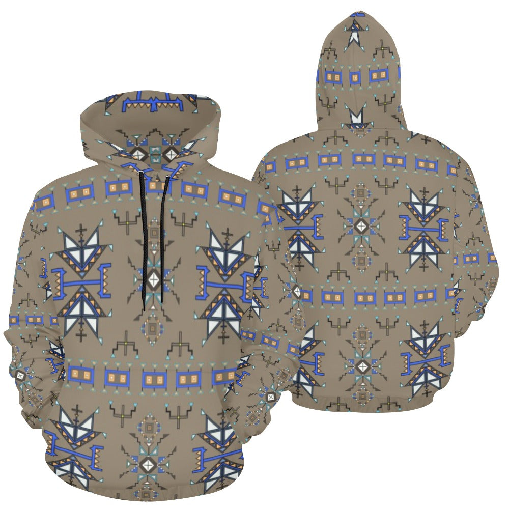 Eagle Strike Brown Hoodie for Women (USA Size)