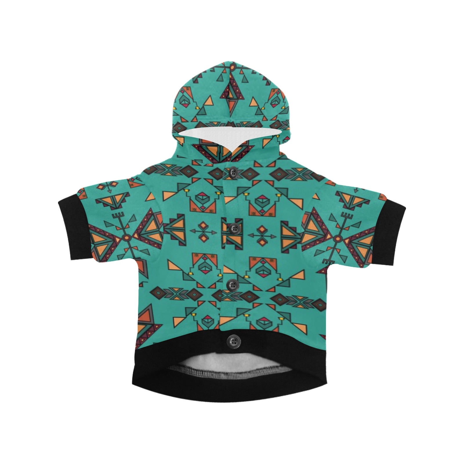Arrow dawn Turquoise Pet Dog Hoodie