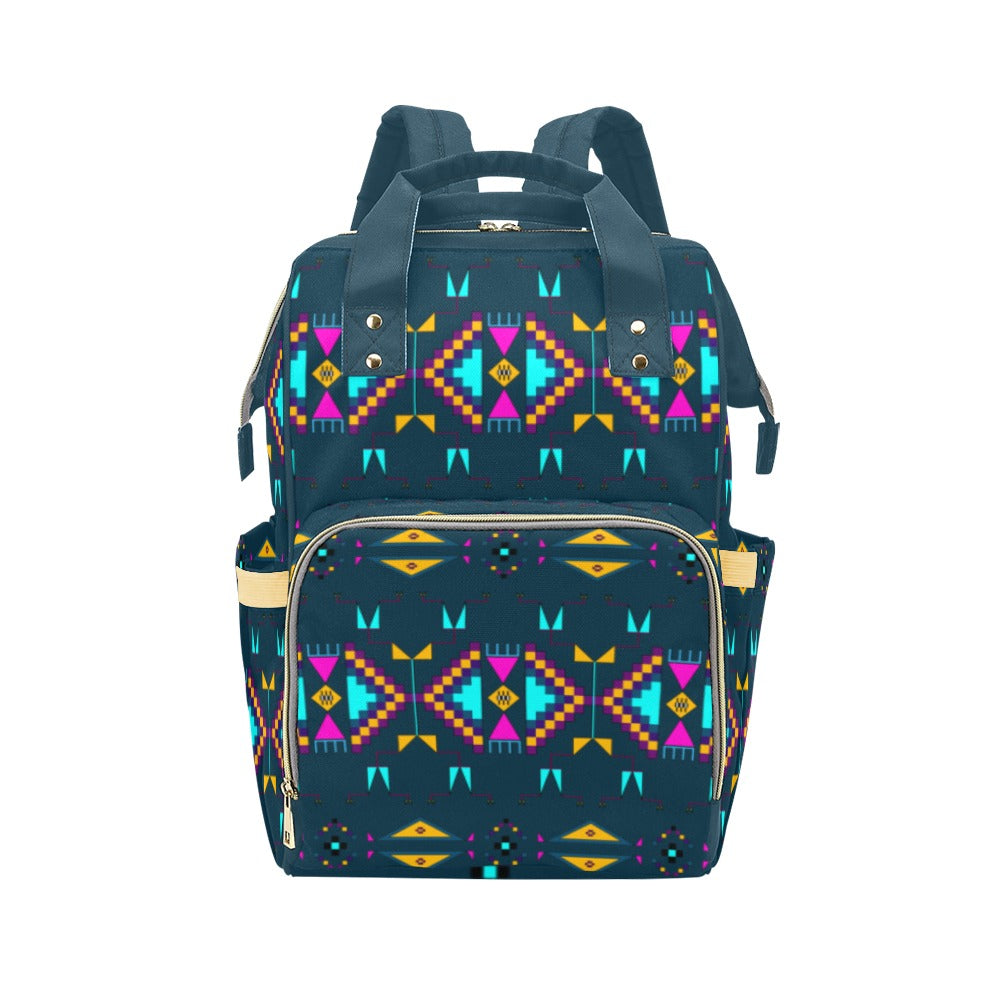Rite of Passage Dark Teal Multi-Function Diaper Backpack/Diaper Bag