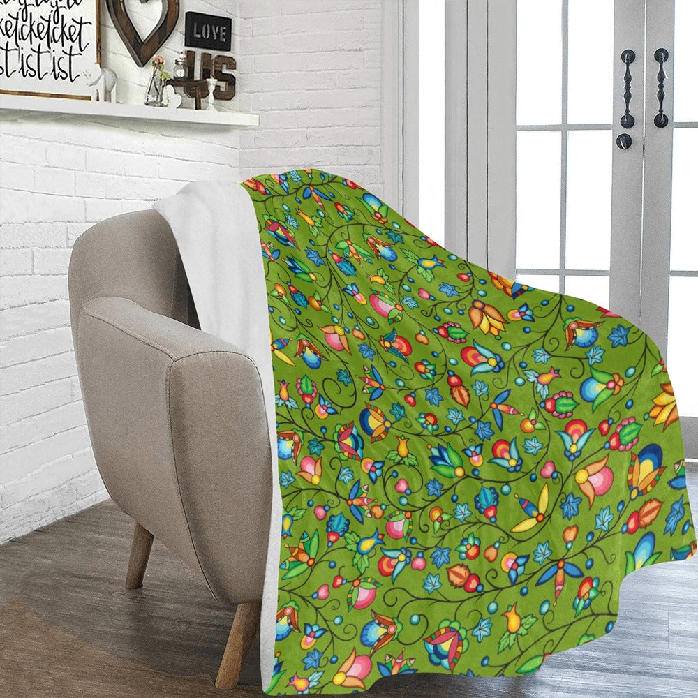 Prairie Plains Spirit Sweetgrass Ultra-Soft Micro Fleece Blanket 60"x80"