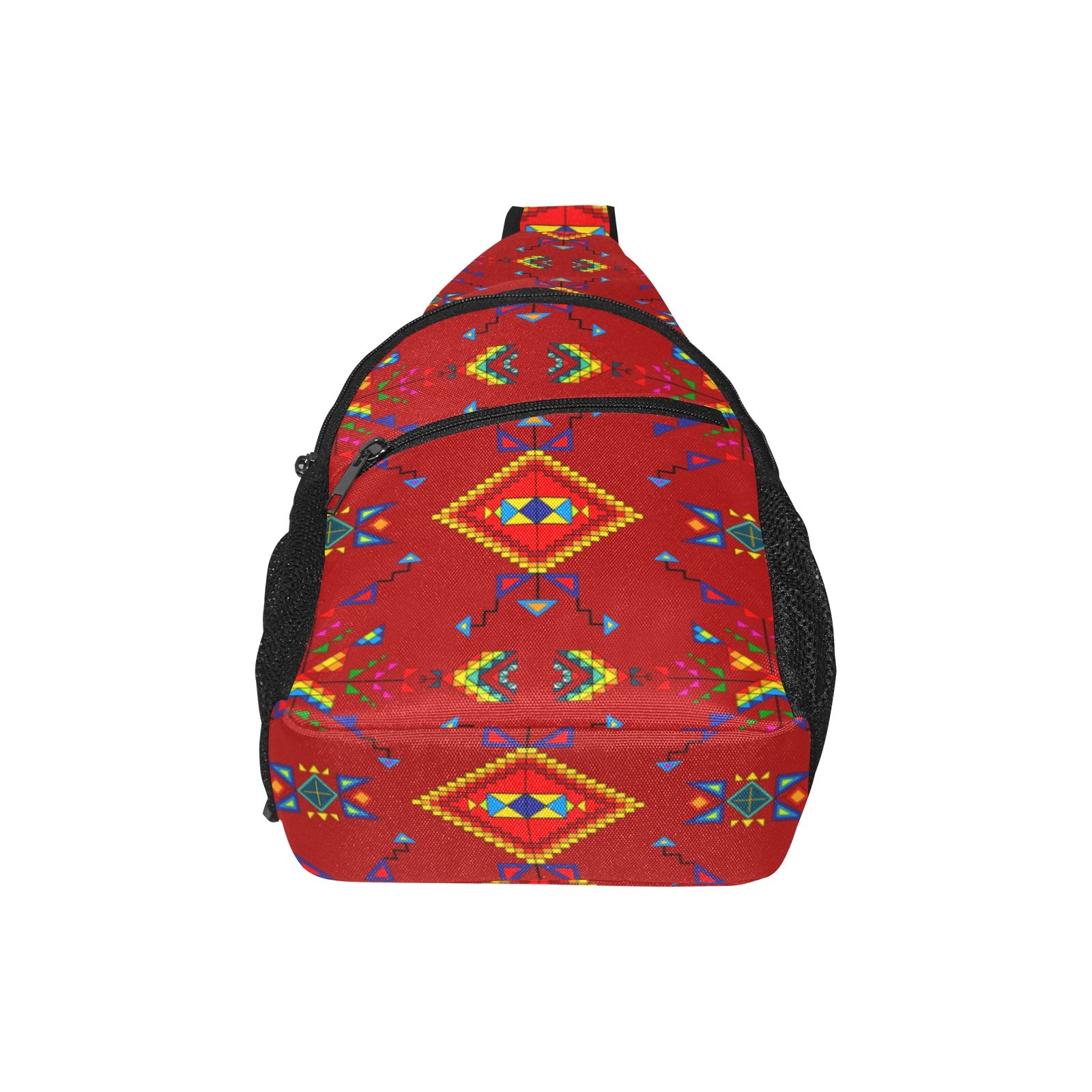 Buffalo Jump Red Chest Bag