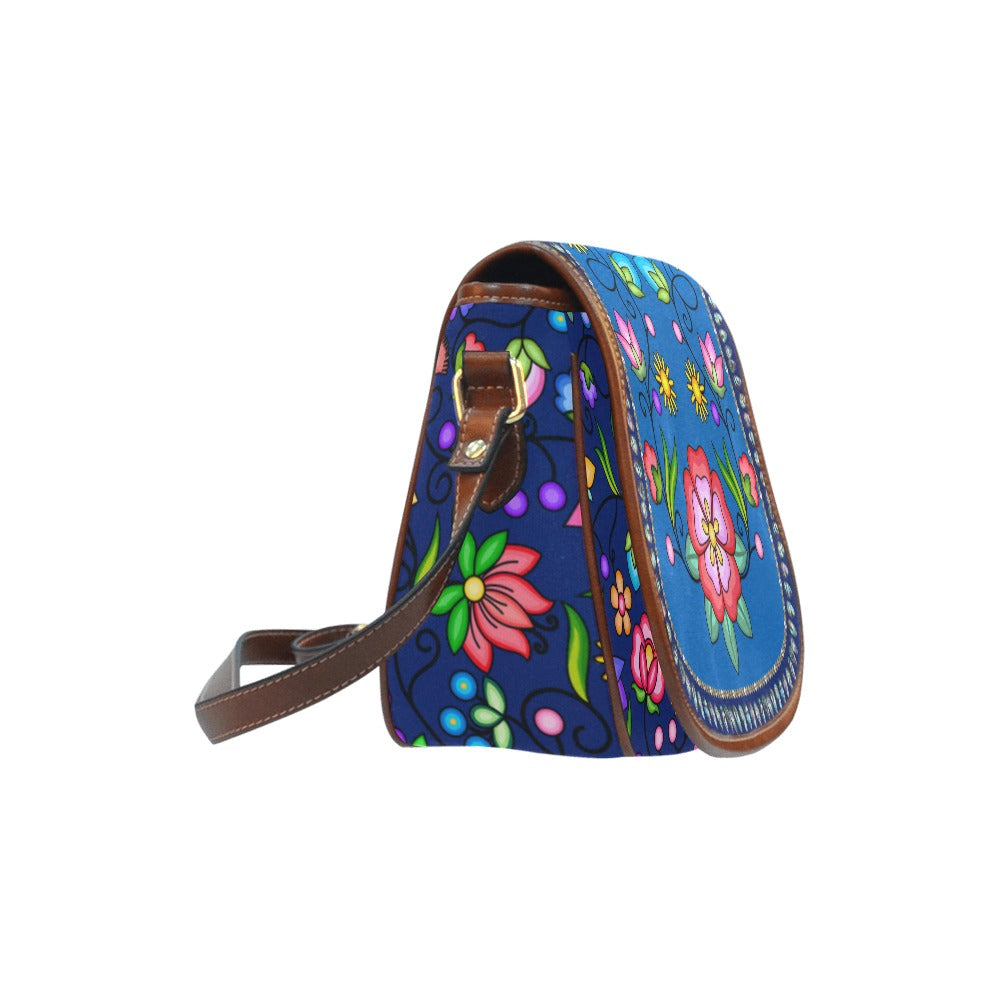 Grandmother Legacy Dark Blue Saddle Bag/Large