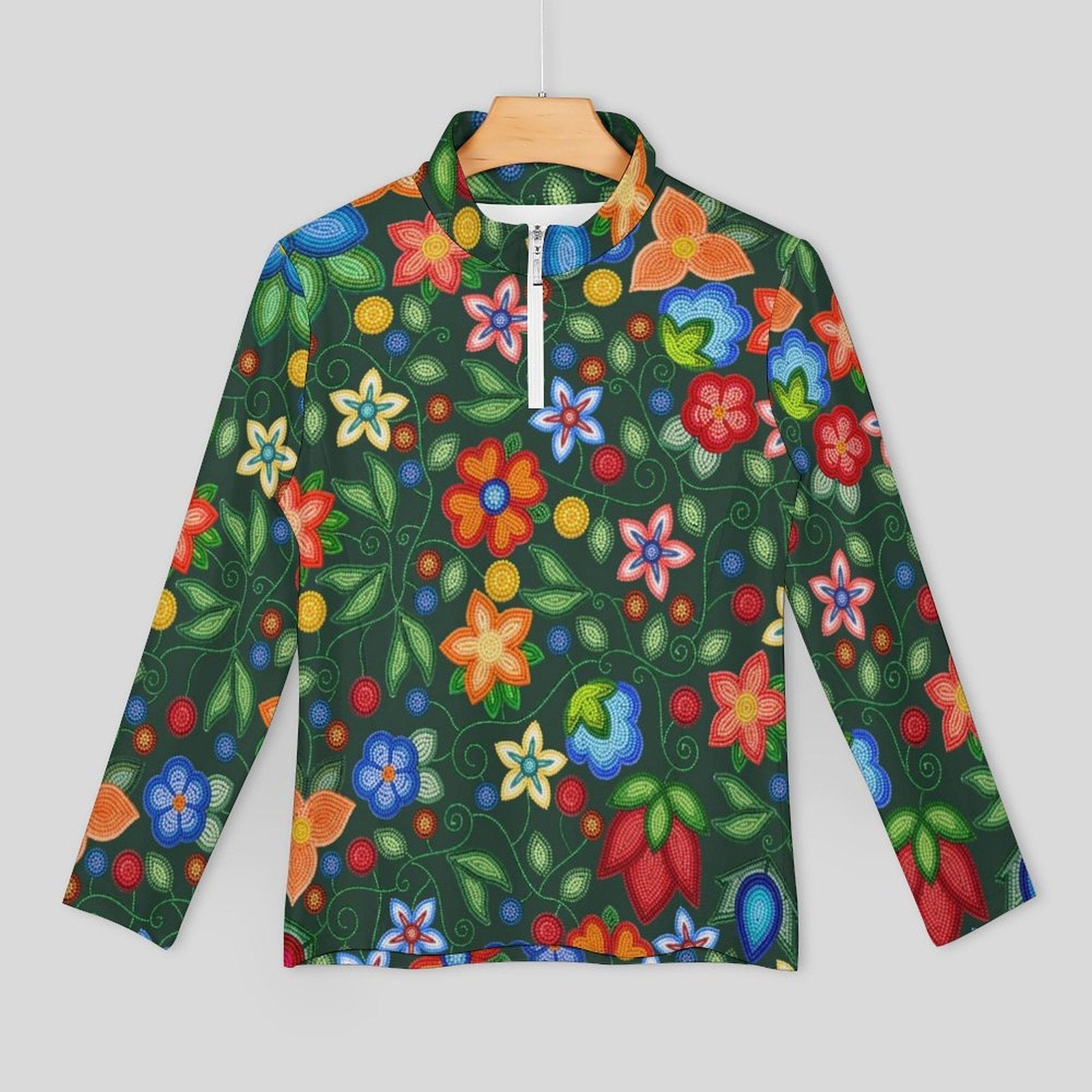 Morning Harmony Forest Women's Long Sleeve Yoga Shirt