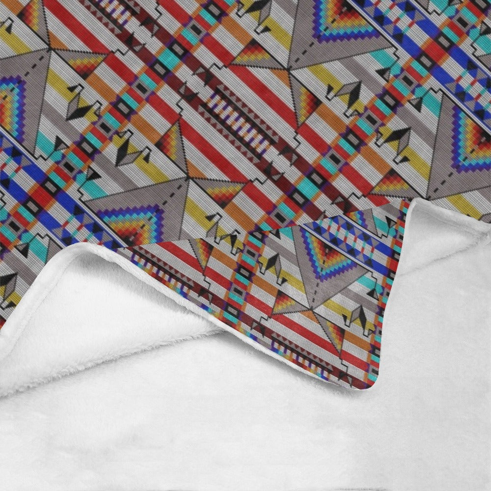 Medicine Blessing White Ultra-Soft Micro Fleece Blanket 60"x80"