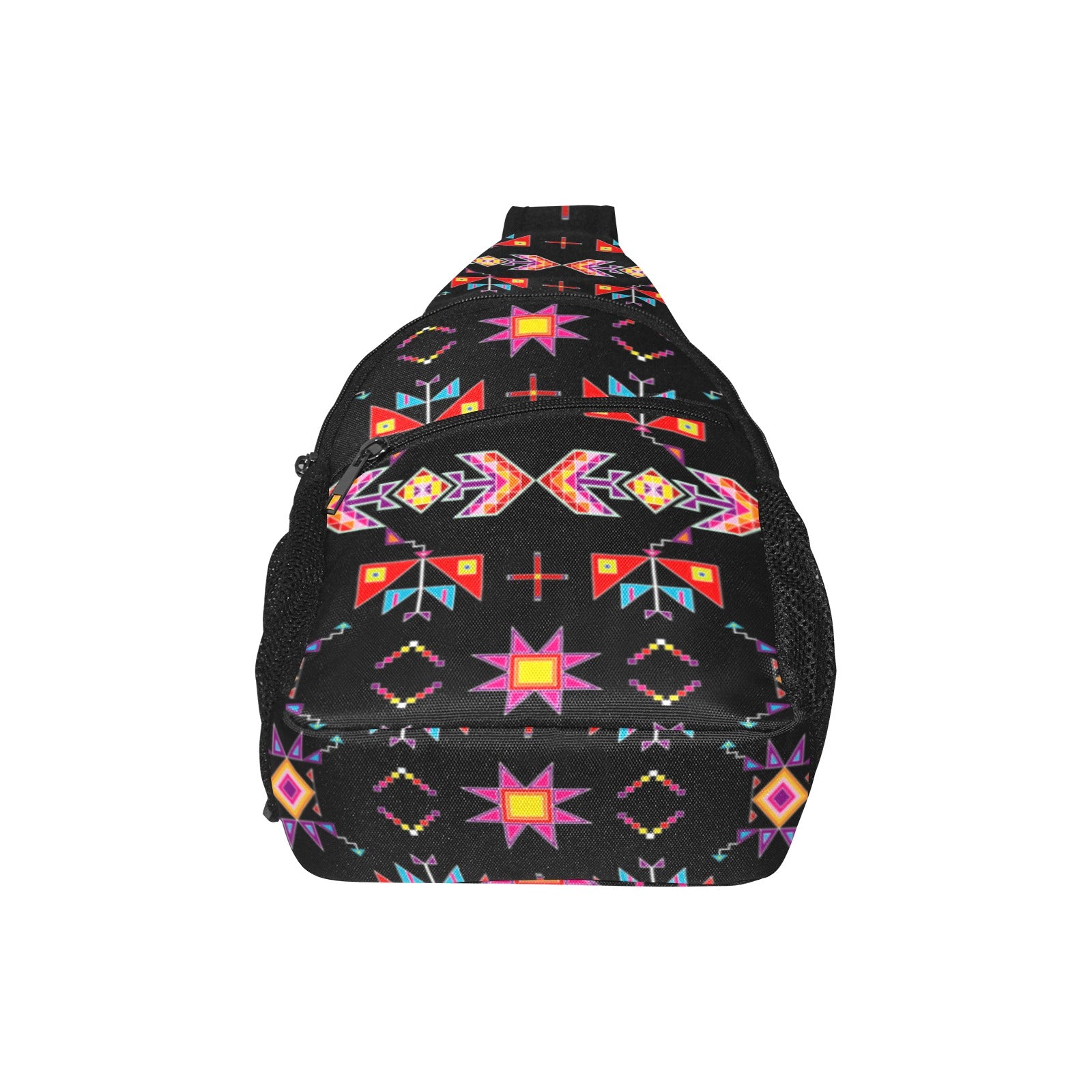 Scattered Generations Black Chest Bag