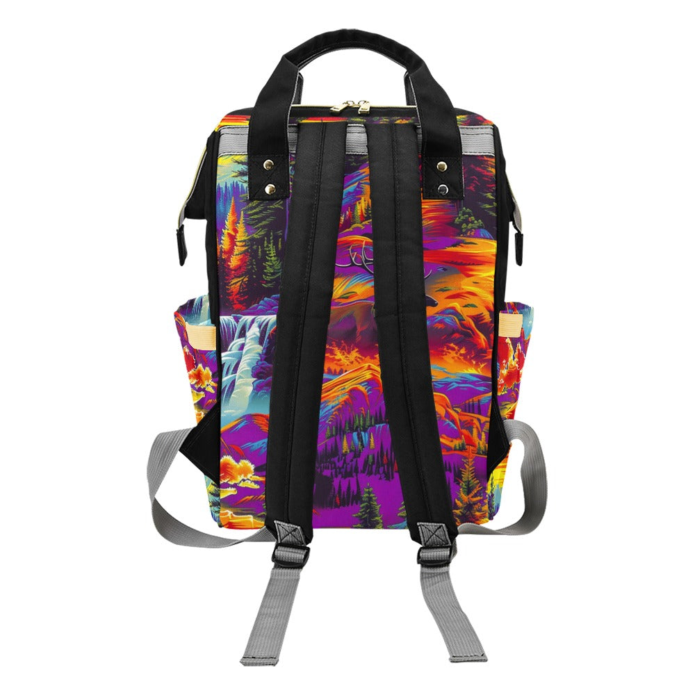 Elk Camo Multi-Function Diaper Backpack/Diaper Bag
