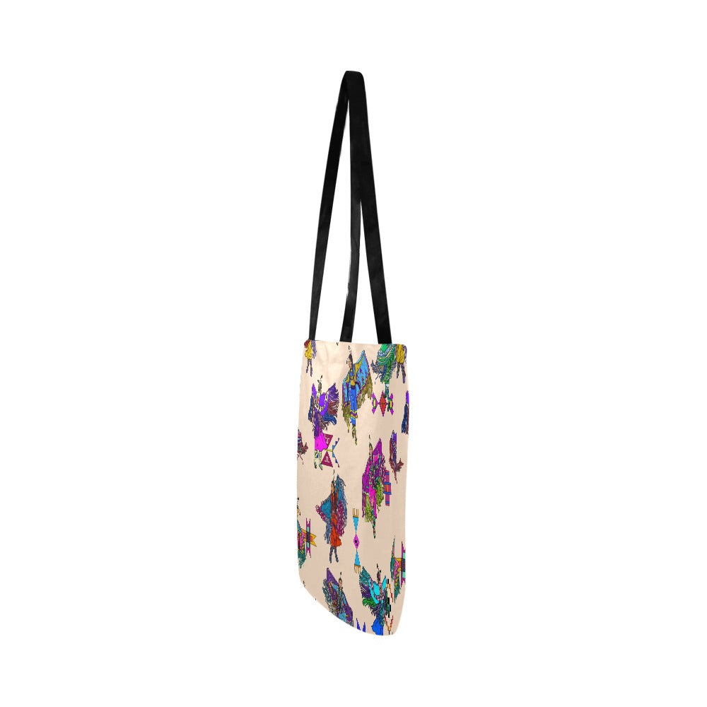 Women's Fancy Dancers Muslin Reusable Shopping Bag (Two sides)