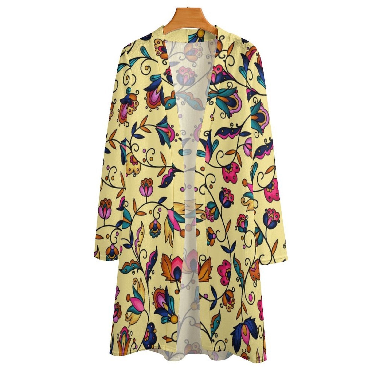 Copper Prairie Petals Yellow Cardigan