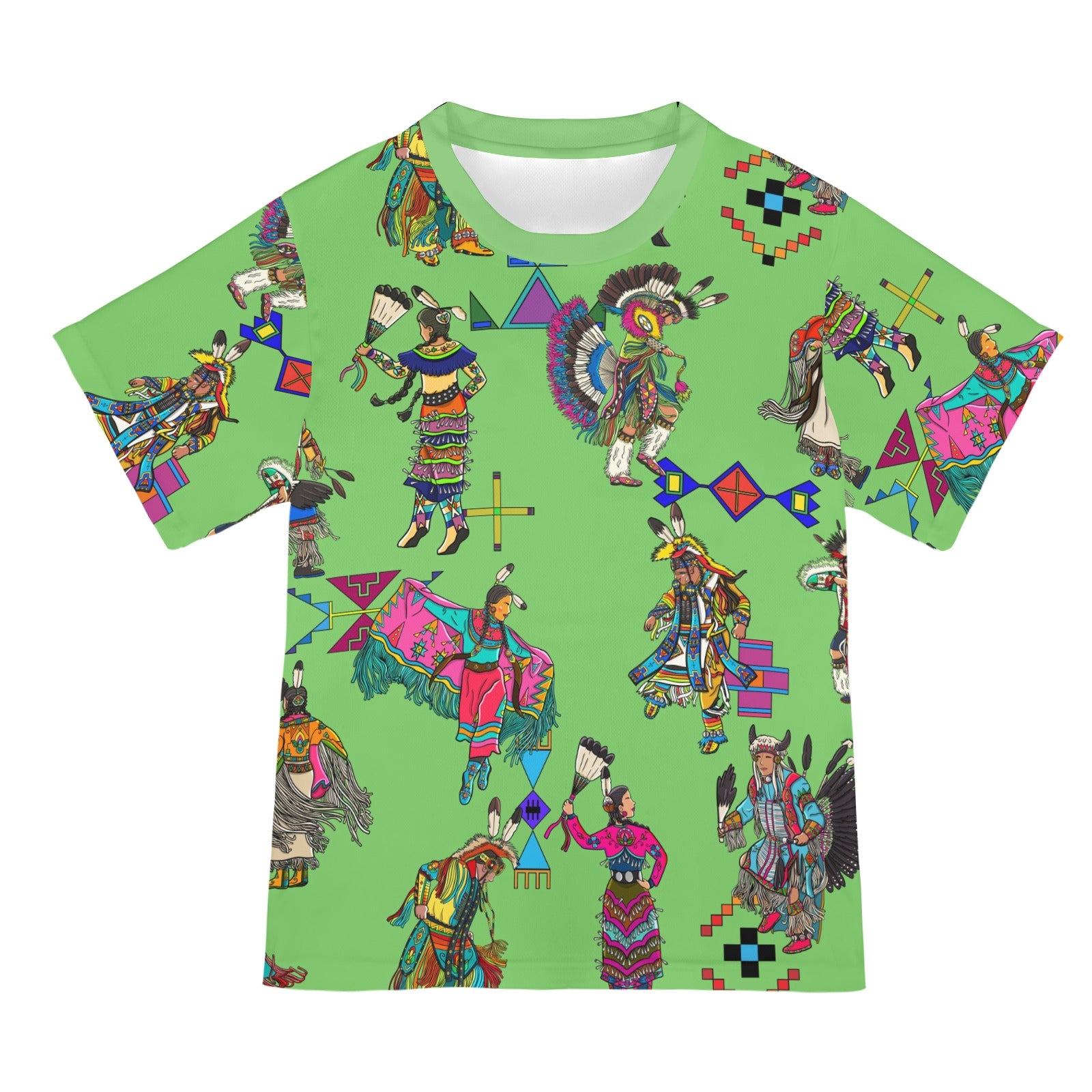 Grand Entry Dancers Grass T-shirt for Women