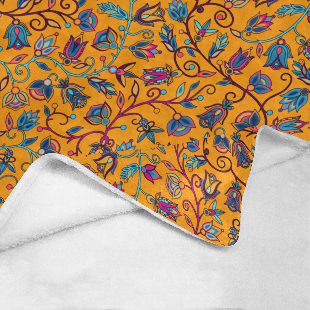 Buffalo Bloom Orange Ultra-Soft Micro Fleece Blanket 50"x60"