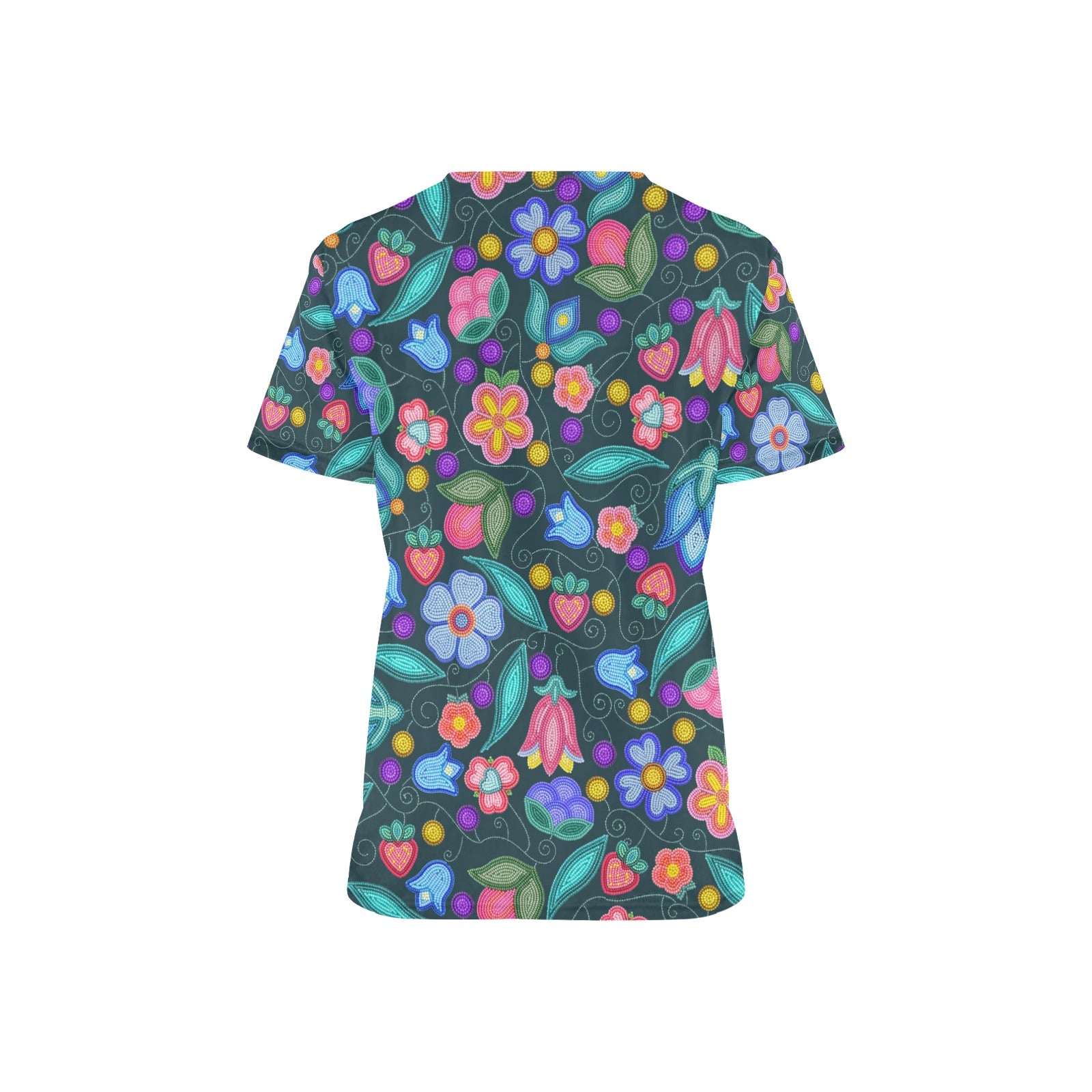 Sweet Offering Dark Teal Scrub Top