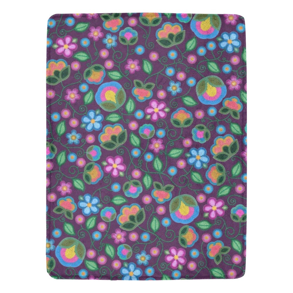 Turquoise Sunbeam Violet Ultra-Soft Micro Fleece Blanket 60"x80"