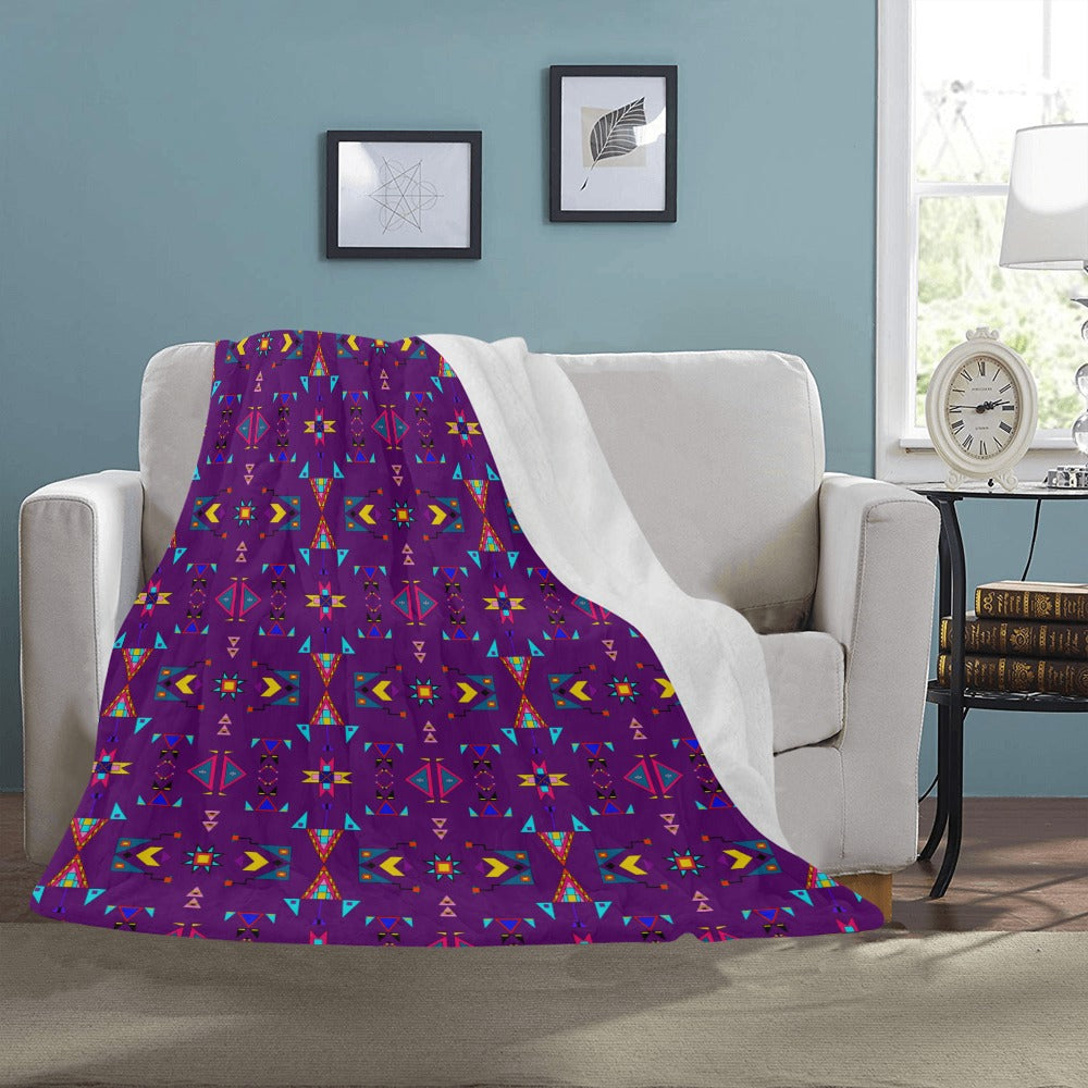 Enemy Territory Berry Ultra-Soft Micro Fleece Blanket 50"x60"
