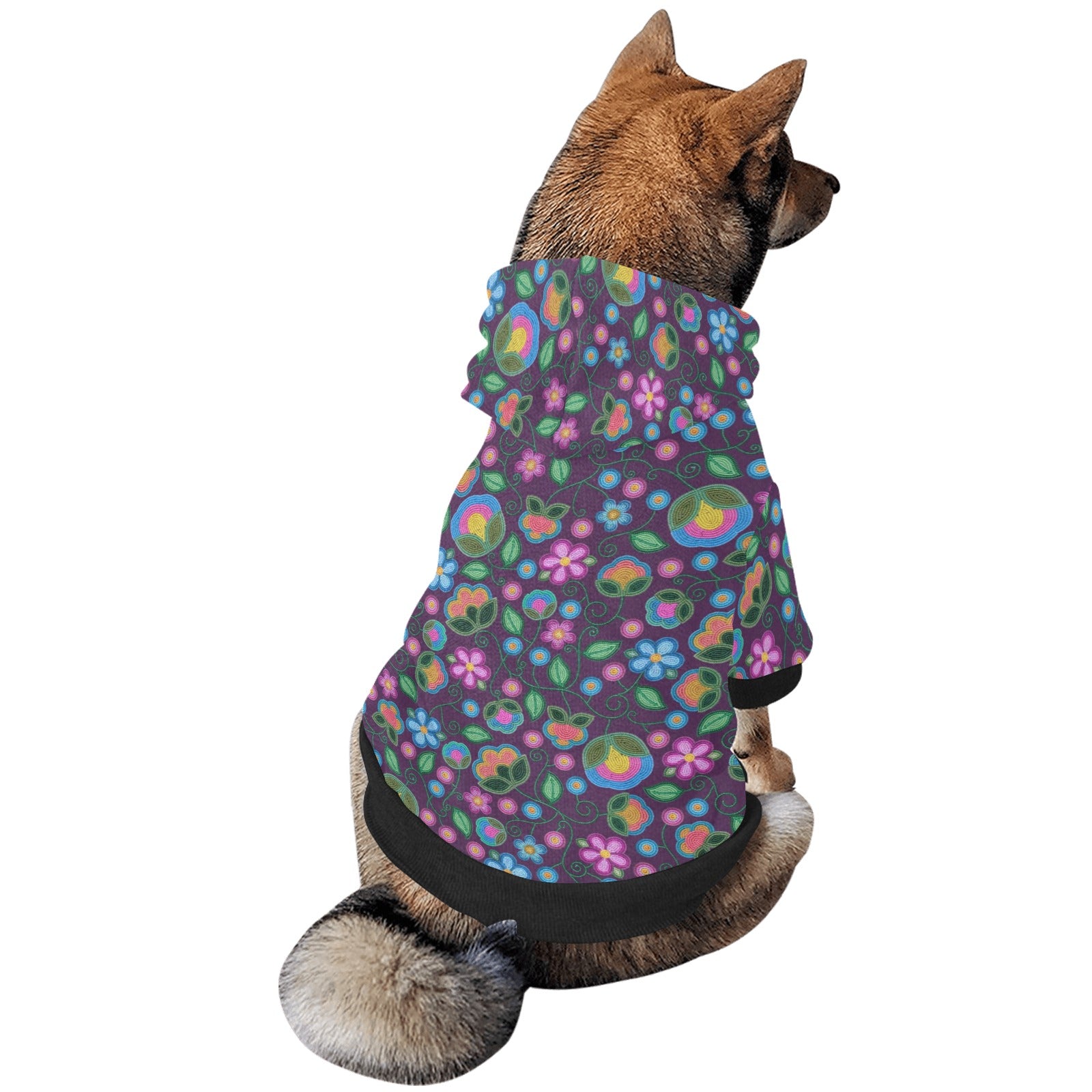 Turquoise Sunbeam Violet Pet Dog Hoodie