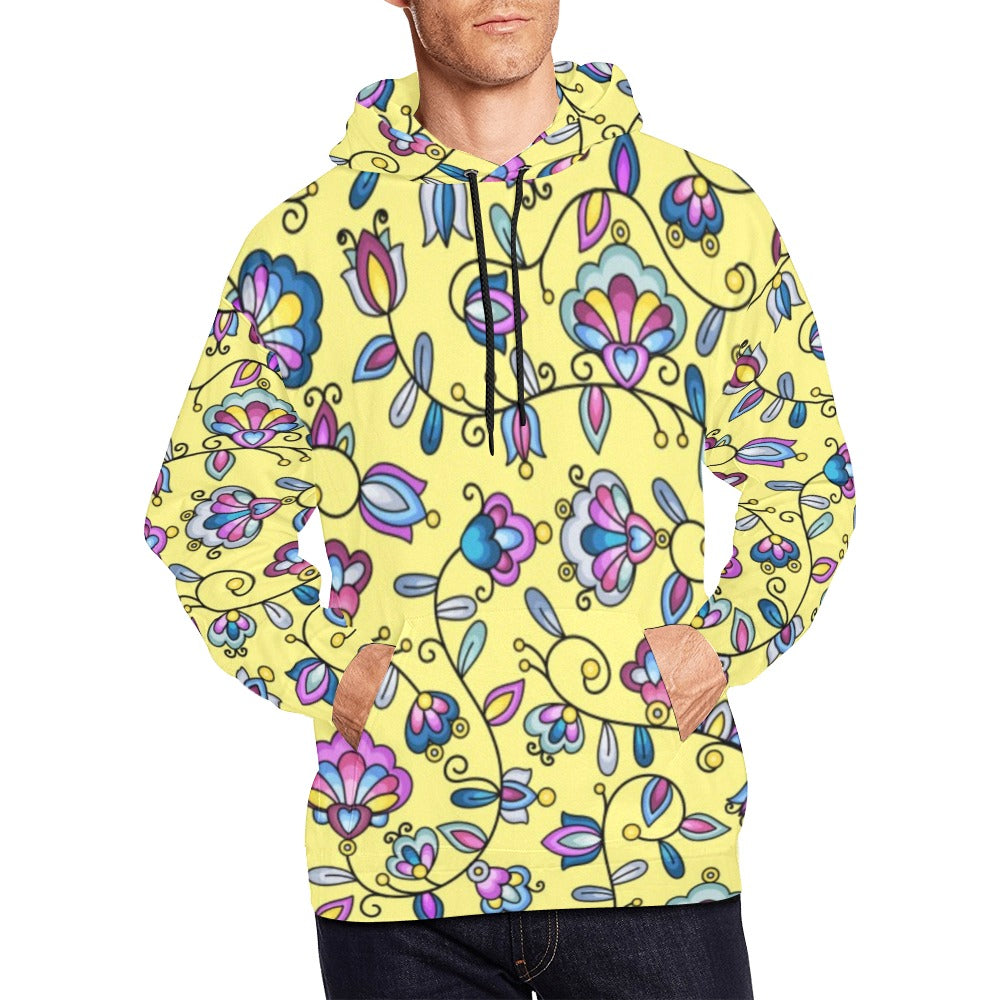 Autumn Bundle Blessing Yellow Hoodie for Men (USA Size)