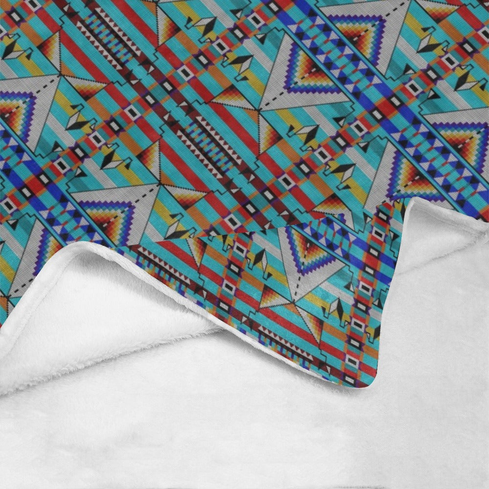 Medicine Blessing Turquoise Ultra-Soft Micro Fleece Blanket 50"x60"