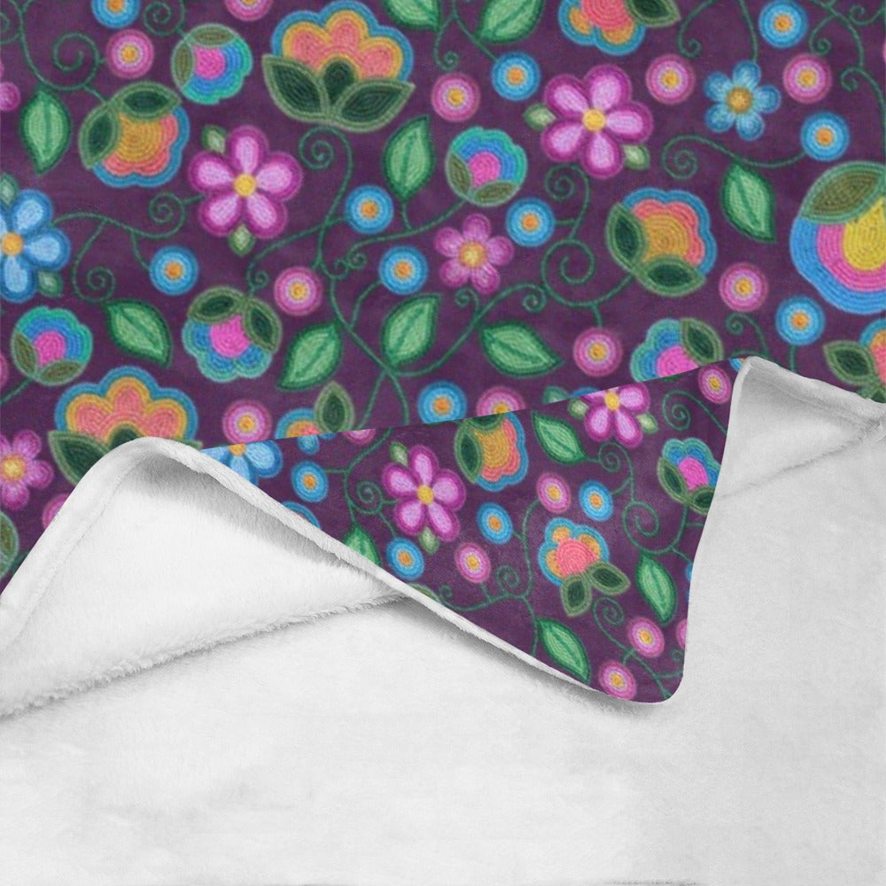 Turquoise Sunbeam Violet Ultra-Soft Micro Fleece Blanket 60"x80"