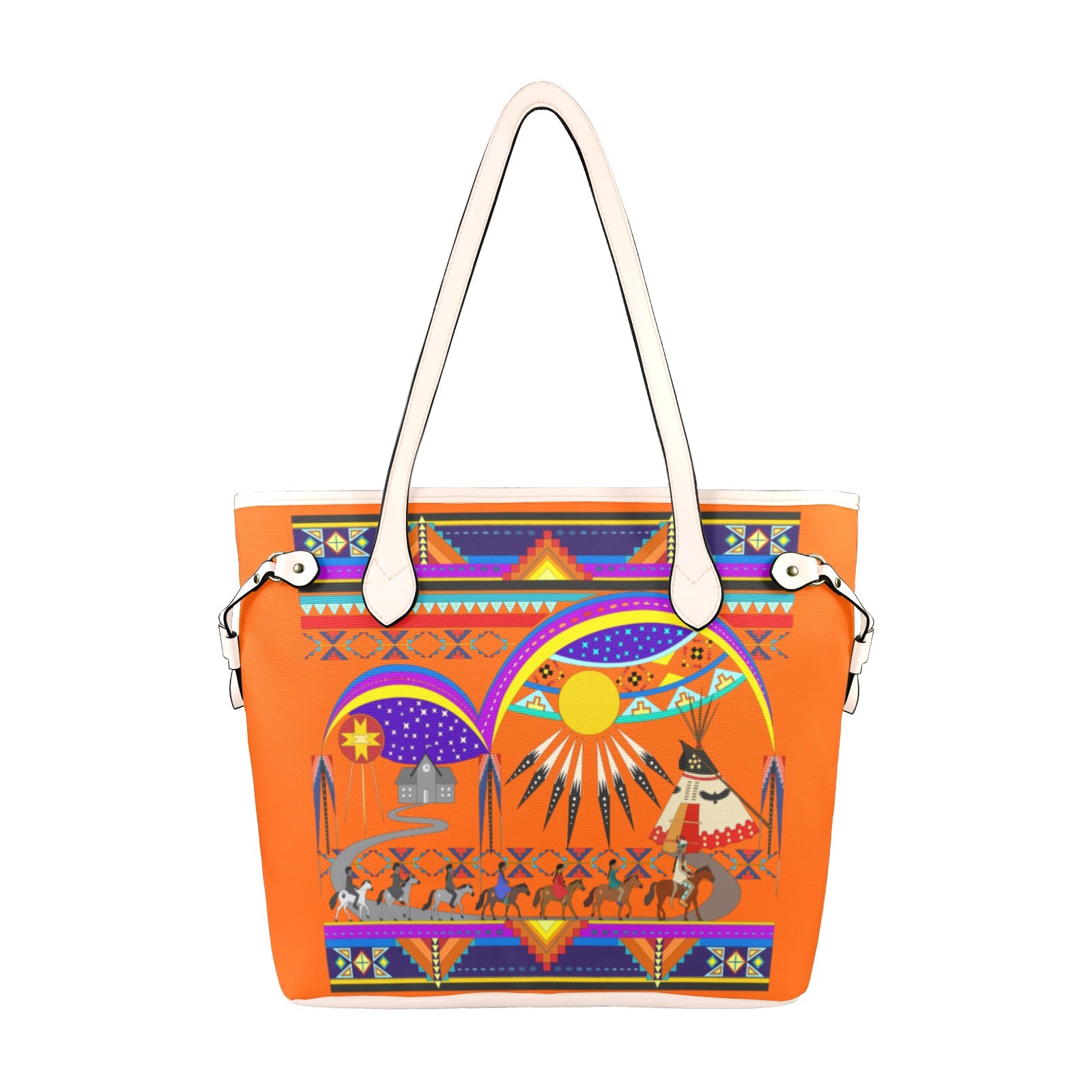 Seven Generations Medicine Clover Canvas Tote Bag