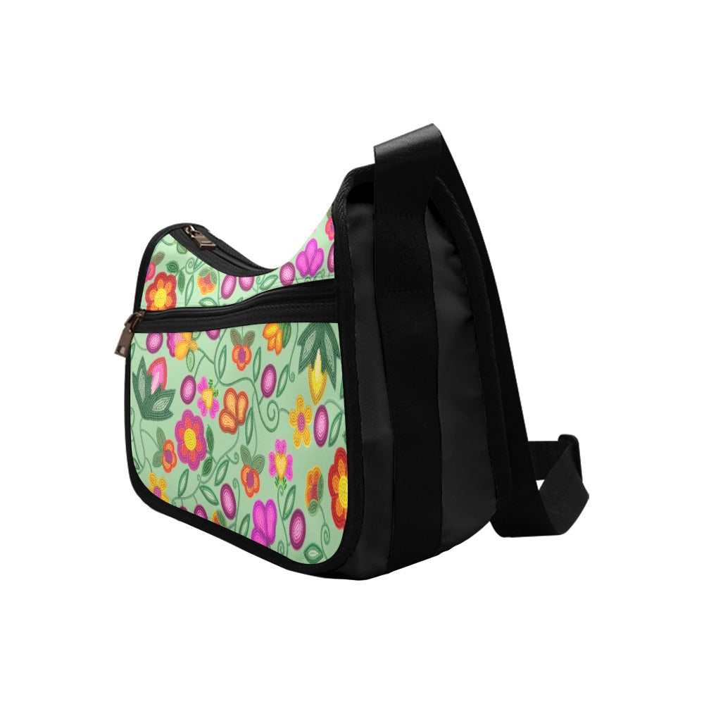 Boreal Bounty Green Crossbody Bag