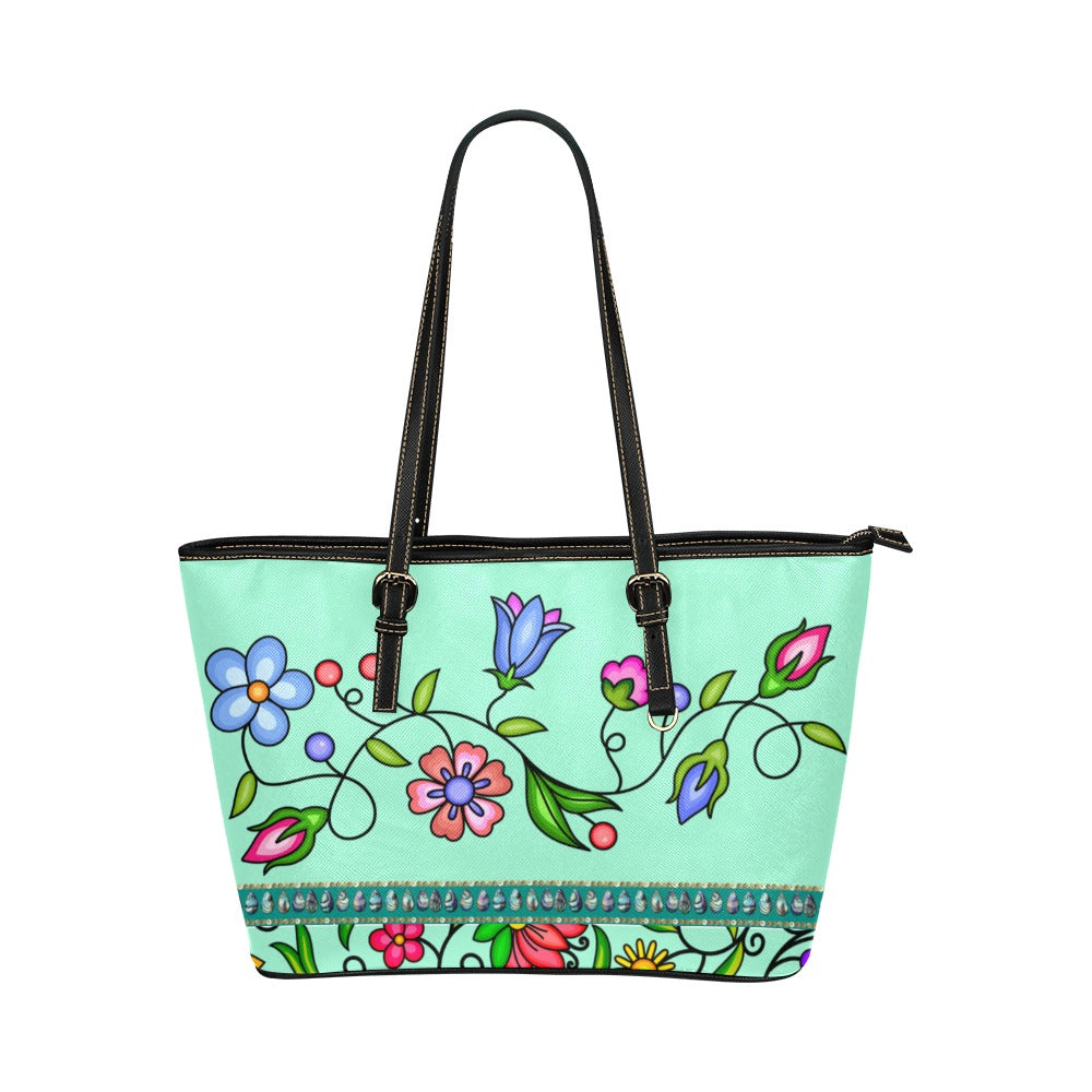 Grandmother Legacy Mint Leather Tote Bag/Large