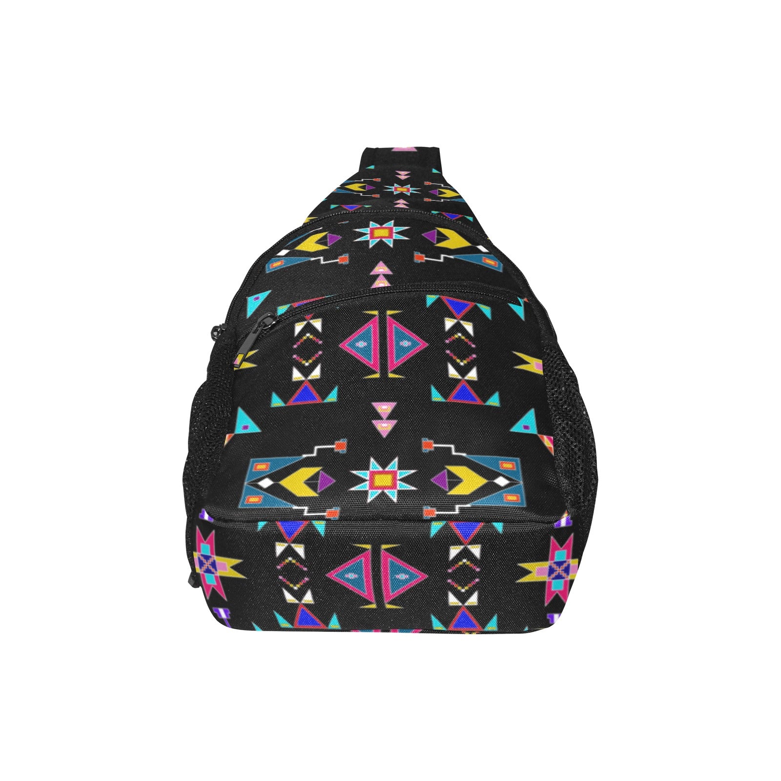 Enemy Territory Black Chest Bag